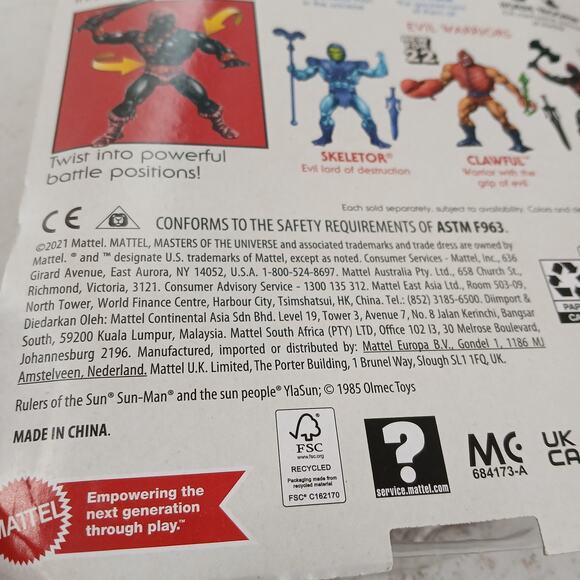 Masters of the Universe He-Man & Anti-Eternia He-Man Figures Retro Play 2021 - Picture 6 of 16